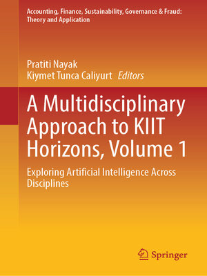 cover image of A Multidisciplinary Approach to KIIT Horizons, Volume 1